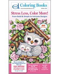 Dover Coloring Books Winter 2026