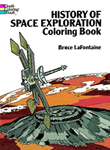 History of Space Exploration Coloring Book