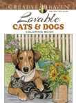 Creative Haven Lovable Cats and Dogs Coloring Book