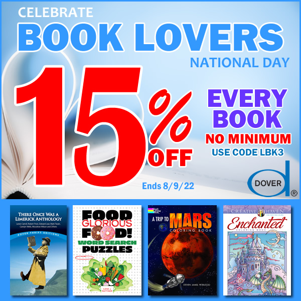 Dover Books | Dover Publications | Save 15% on Everything! No Minimum