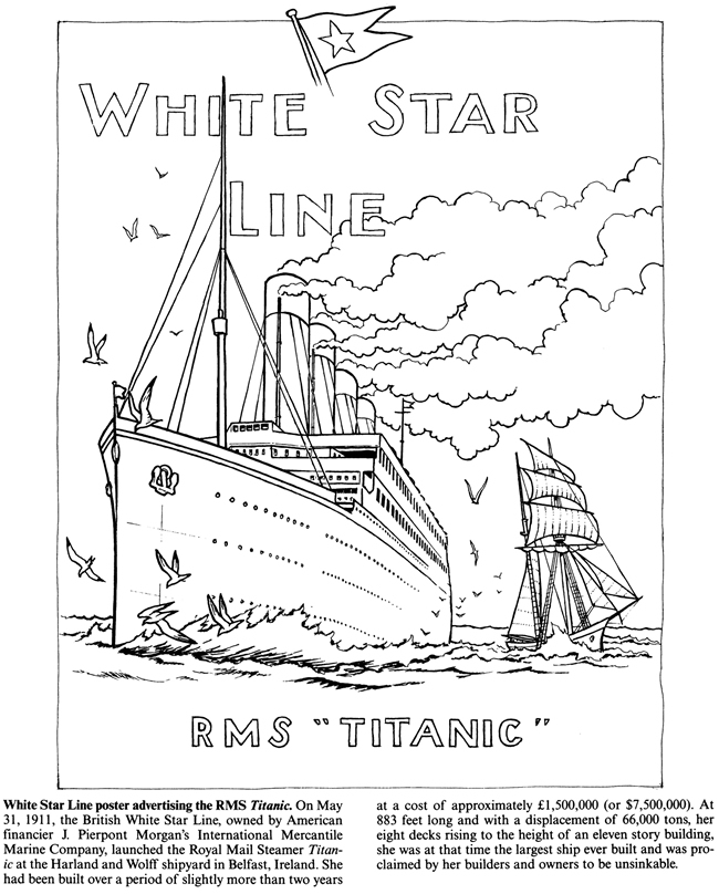 45 Titanic Coloring Pages Online  Latest Free