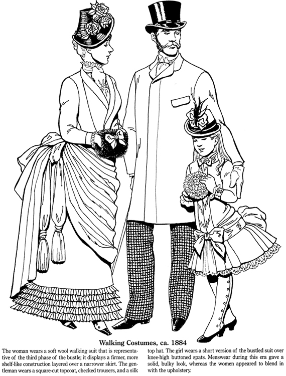 Victorian and Edwardian Fashions from 