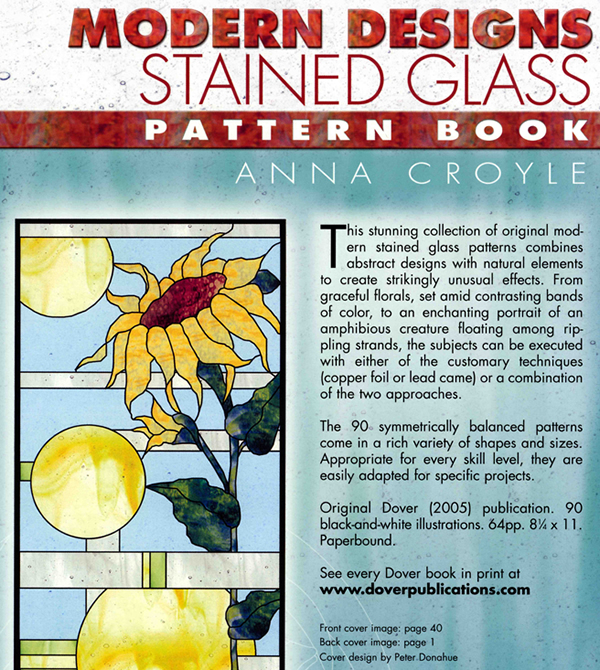 Modern Designs Stained Glass Pattern Book Glass Designs