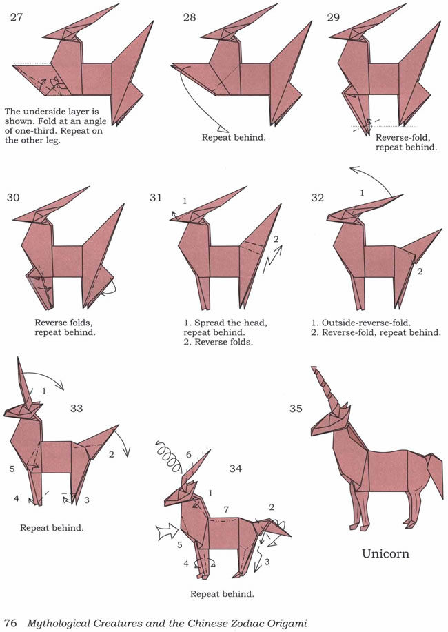 Mythological Creatures and the Chinese Zodiac Origami