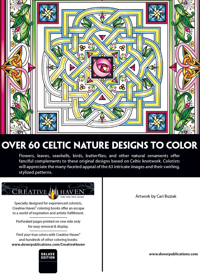 Creative Haven Celtic Nature Designs Coloring Book [Book]