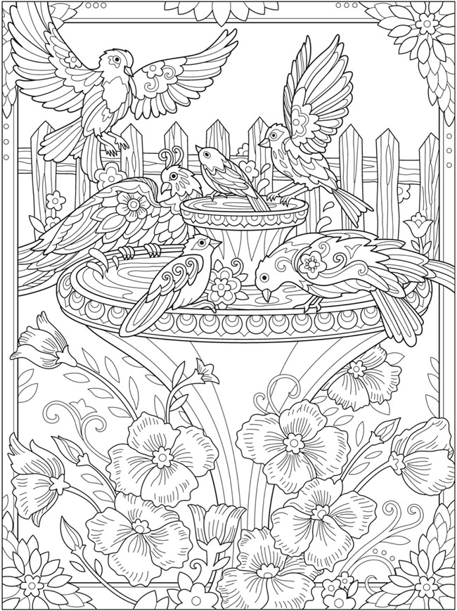 Coloring with Dover - We've just posted our newest FREE printable mini  coloring book at www.coloringbookday.com! It's filled with pages from our  newest Creative Haven® coloring books, featuring adorable gnomes, fruits and