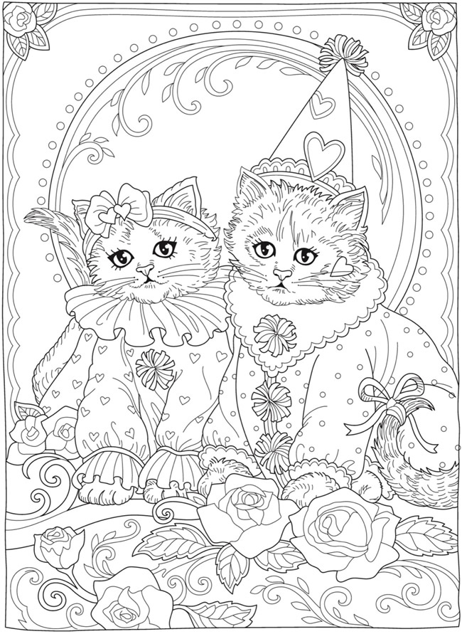 Creative Haven Best-Dressed Pets Coloring Book (Adult Coloring Books: Pets)