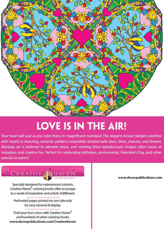 Creative Haven Heart Mandalas Coloring Book [Book]