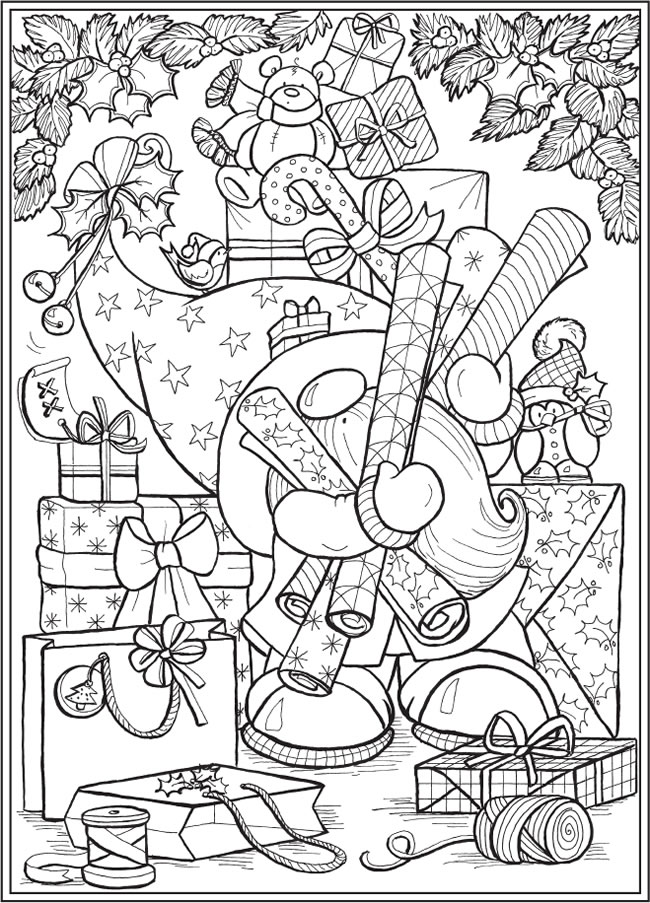 Coloring with Dover - We've just posted our newest FREE printable mini  coloring book at www.coloringbookday.com! It's filled with pages from our  newest Creative Haven® coloring books, featuring adorable gnomes, fruits and